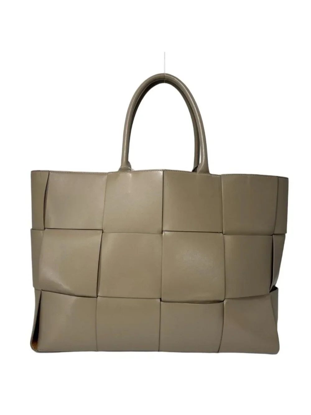Bottega Veneta Super Arco Intrecciato Tote Gray